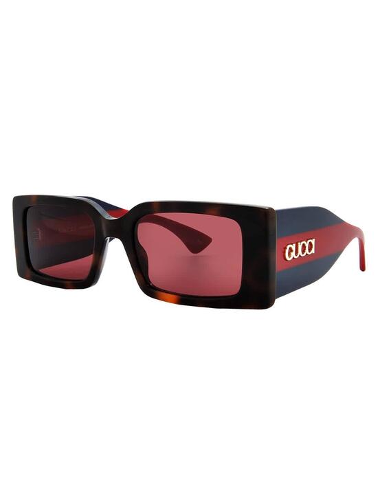 Gucci Accessories - Gucci Red Rectangular Ladies Sunglasses #265182G20B